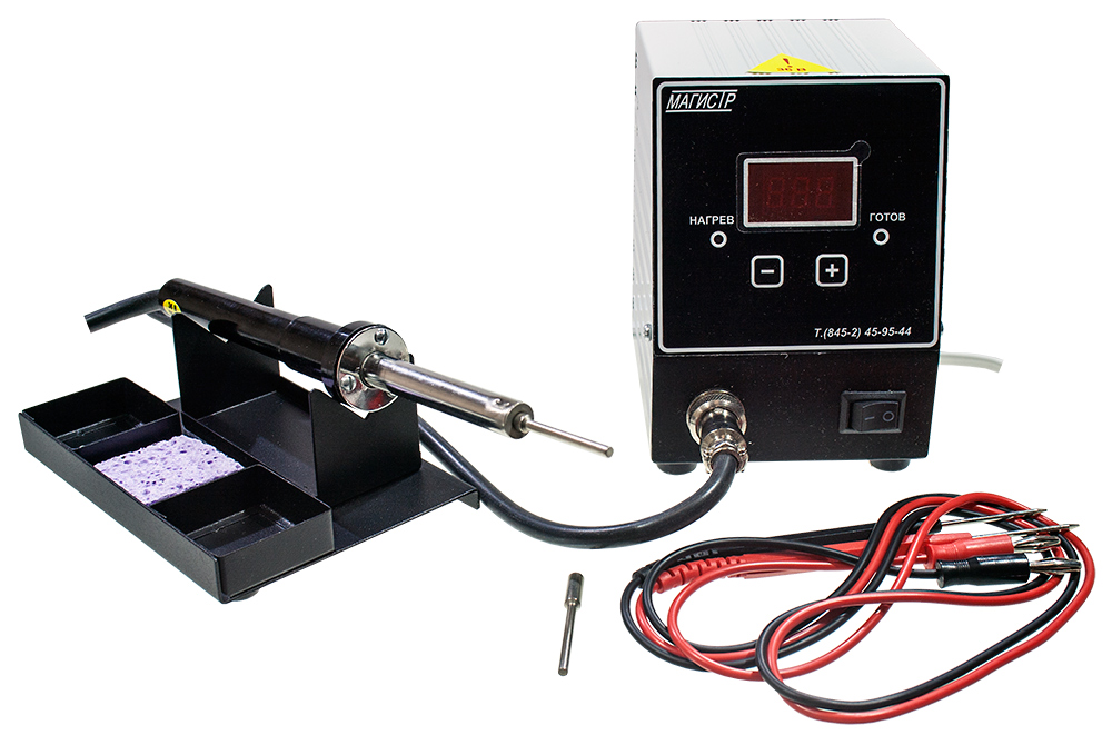 ПАЯЛЬНАЯ СТАНЦИЯ Ц20-М/50ВТ/UВХ.=220В, МАГИСТР (цифр. с прозв. цепи ...