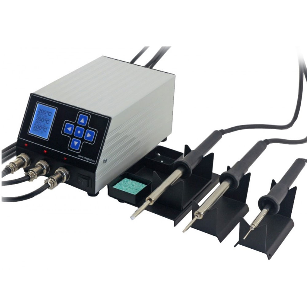 ПАЯЛЬНАЯ СТАНЦИЯ Ц20-ТРИК-О(ТРЕХКАН.)/UВХ.=220В, МАГИСТР (без инст ...