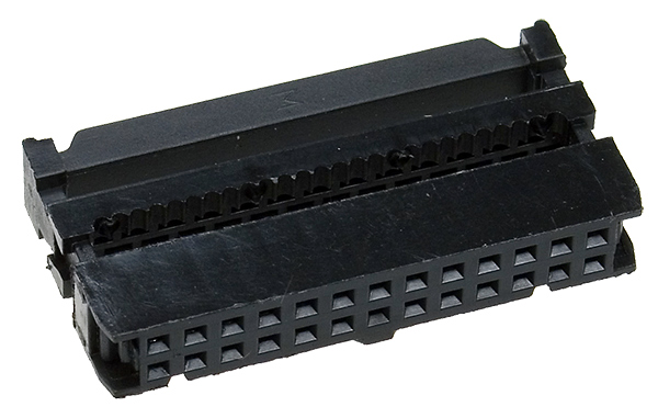 NXU IDC-26F, гнездо на шлейф шаг 2.54мм  (110-26TAK)
