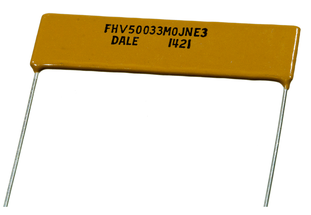 FHV50033M0JNEB, резистор 33 MOm 4Вт 15кВ 5% 200ppm Vishay, цена купить ...