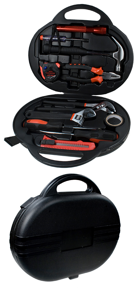 GoldTool GTK-1740, набор инструментов слесарный (12 предметов)