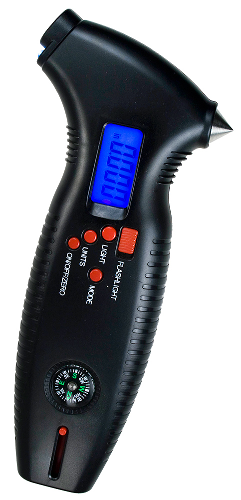 ADD-TECH ADD628, измеритель давления в шинах, фонарик, компас, нож, глубиномер