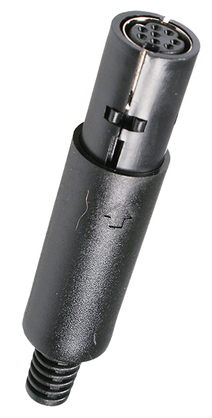 Sonion MDN-8F, разъем MiniDIN гнездо на кабель (аналог для AF-2480)