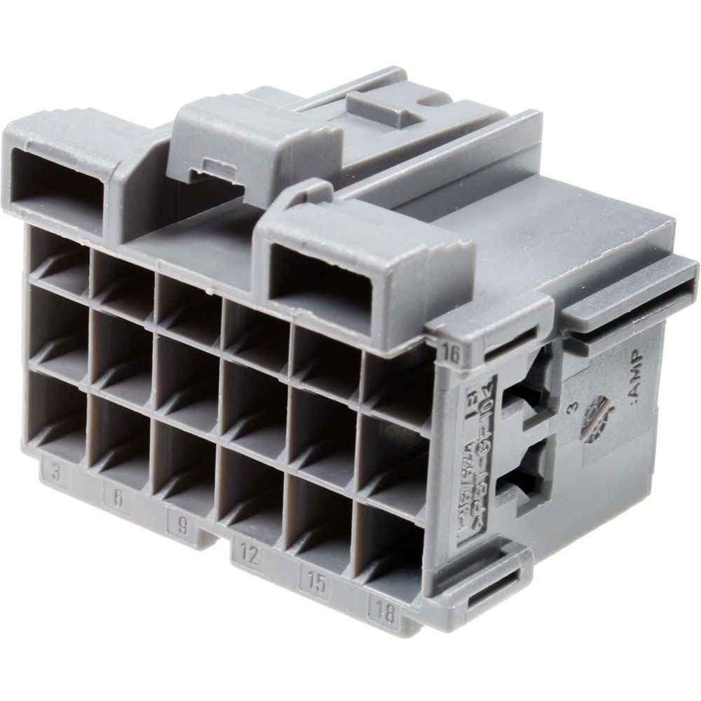 1-967624-1, корпус розетки 3х6 Timer АПС-4 ВАЗ(кор=1000шт) TE ...