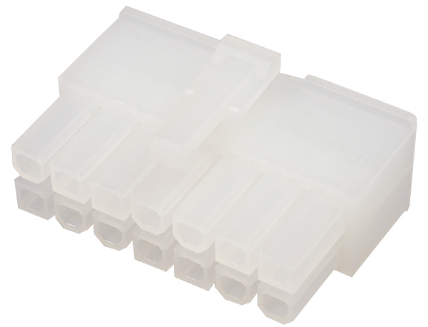 KLS MF-2x7F (MF-14F), розетка на кабель КОМПЛЕКТ С КОНТАКТАМИ 4.2мм Mini-Fit (L-KLS1-4.20-2X07-MH)
