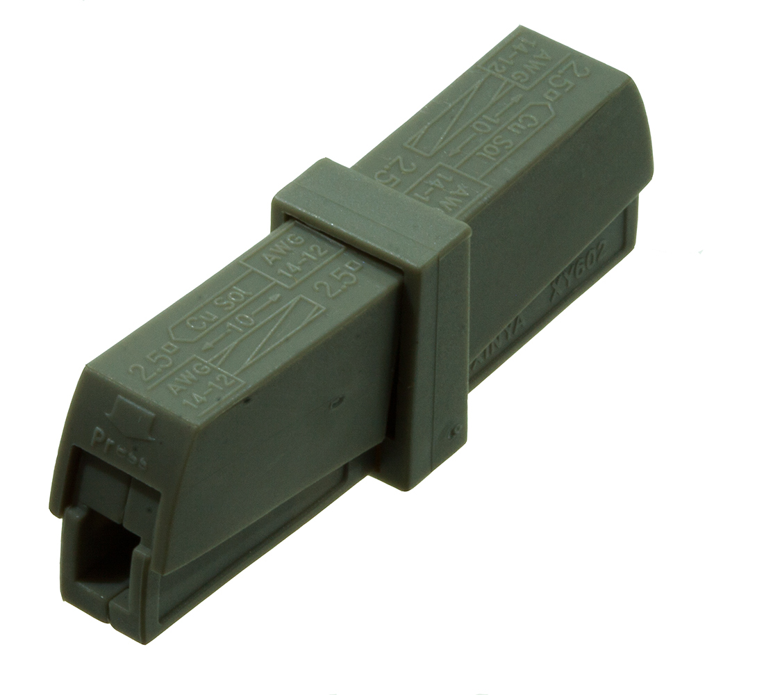 NXU XY604, электромонтажная клемма 400В/24А 22-14AWG (аналог для WAGO 224-211)