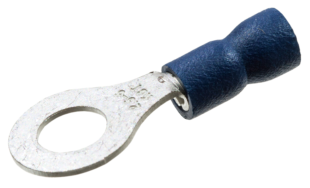 НКИ 2.5-6, наконечник кольцевой изолированный под винт М6 на провод 1.0 ...