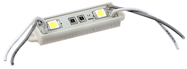 ARL ARL-PGM5060-2 White, Модуль PVC,2св.диод.,белый,smd5060,питание12V