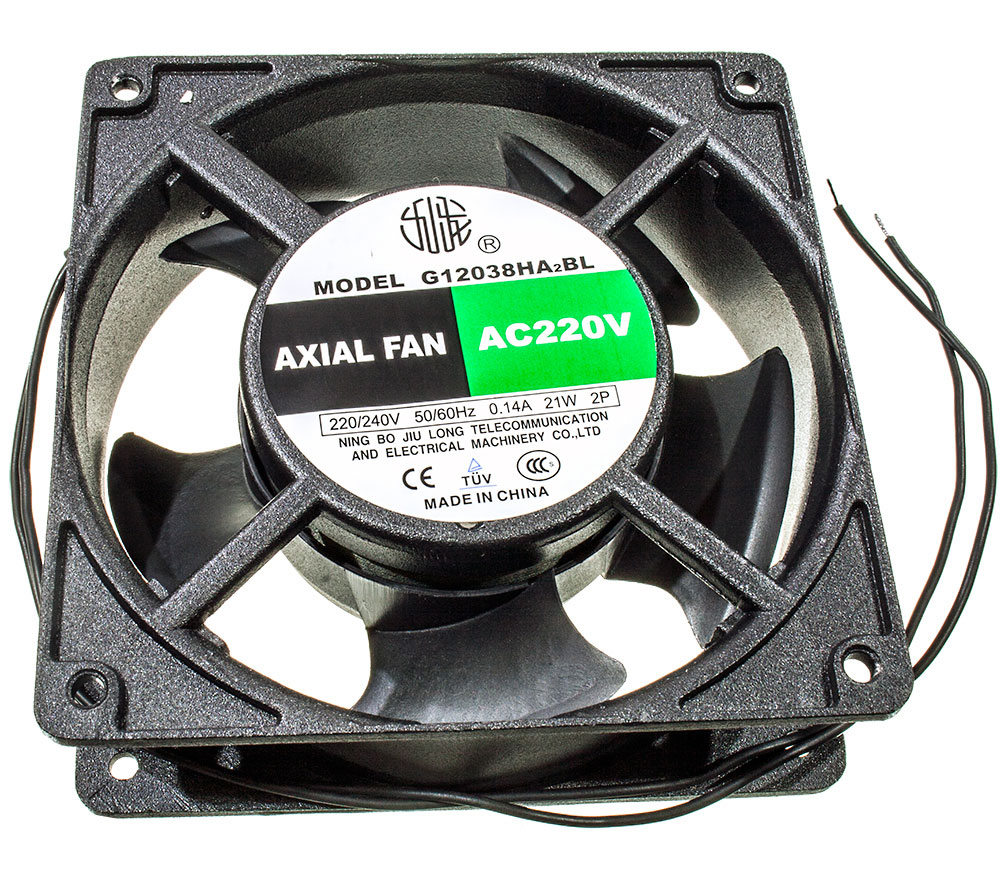 G12038HA2BL-5P, вентилятор 220В 120х120х38мм (аналог JA1238H2B ...