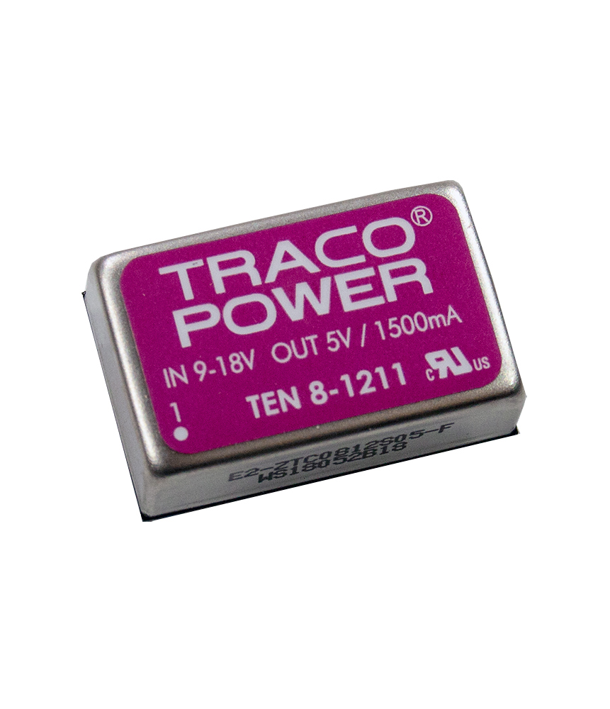 Traco TEN8-1211, DC/DC преобразователь 8Вт, вход 9-18В, выход 5В/1.5A