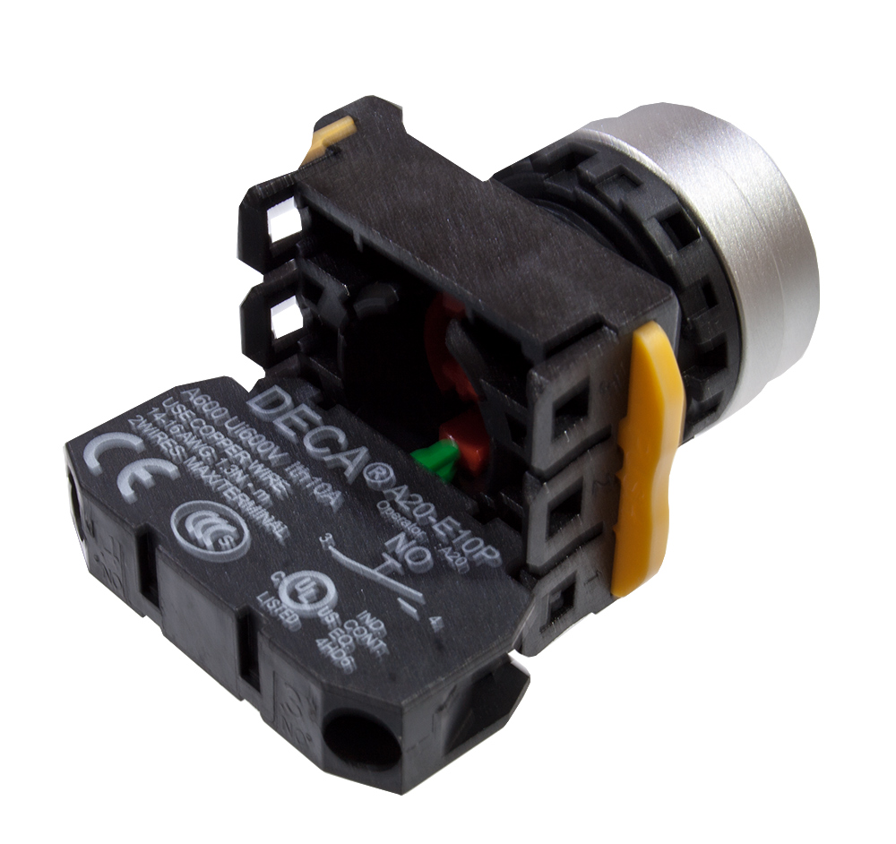 A204B-M1E10R, кнопка красная 250В 5А DECA SwitchLab, цена купить ...