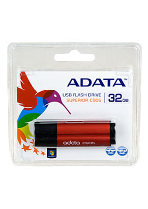 A-DATA 32ГБ USB2.0, Память, Retail, красн. ADATA