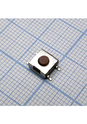 DTSMW-69N-V-T/R, Кнопка тактильная миниатюрная SMD (6*6*3.8) DIPTRONICS