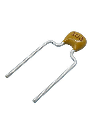 C317C103K1R5TA, Radial, X7R 0.01uF +10% 100V  5.08mm