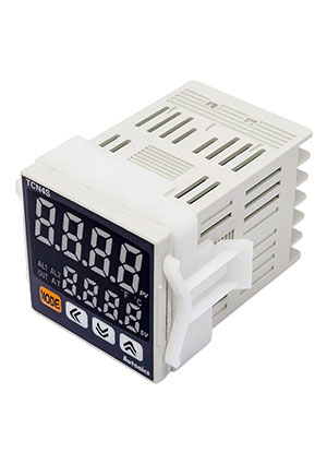 TC4H-24R, Температурный контроллер, 4 разряда, 48х96х64.5мм, 2 выхода сигнализации, выходы управлени Autonics