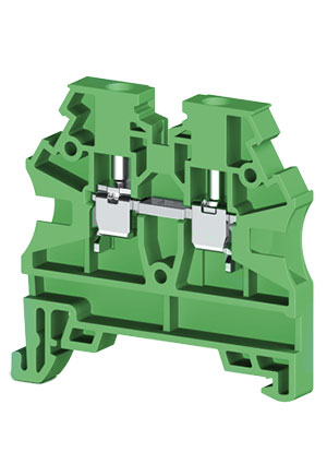 AVK2,5 RD (зеленый), 304202RP Клеммник на DIN-рейку 2,5мм.кв. Klemsan
