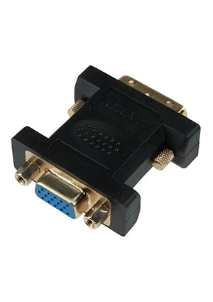 17-6821, Переходник штекер DVI-I - гнездо VGA REXANT REXANT
