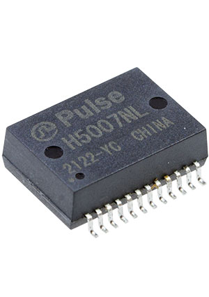 H5007NLT, трансформатор 1:1 24 вывода SMD Pulse