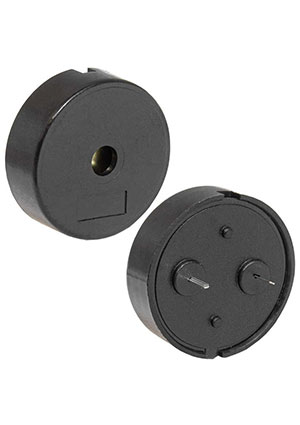 HNR-2207 PA10, Пьезоизлучатель RUICHI HNR-2207 PA10, 4кГц, 95дБ, 5В, электроакустический, звуковой RUICHI