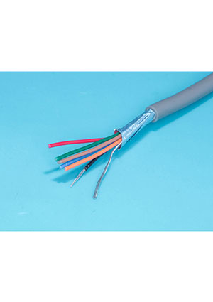 CCC6G, Кабель коммуникационный 6 проводов, 28 AWG, бухта 50м, экранированный, серый Sin YU