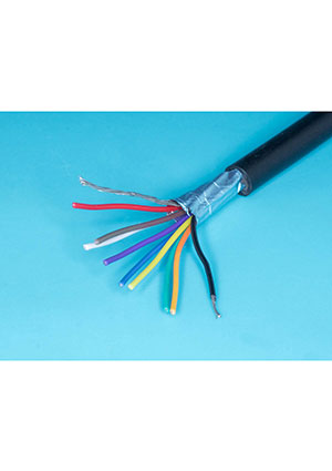 CCC9GB, Кабель коммуникационный 9 проводов, 28 AWG, бухта 50м, экранированный, черный Sin YU