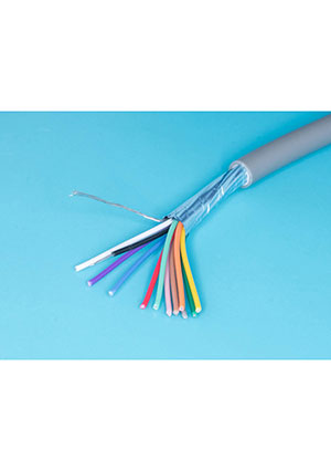 CCC12GG, Кабель коммуникационный 12 проводов, 28 AWG, бухта 50м, экранированный, серый BM