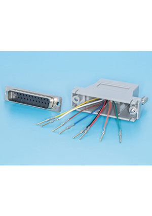 GC-25MT8, Переходник D-SUB 25 вилка - RJ45 гнездо BM