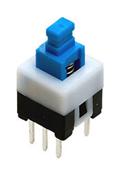 MPS-700-G, кнопка с фиксацией 7.0мм 30В 0.3А (PS700L) Switronic