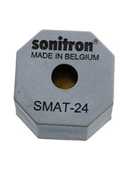 SMAT-24-P17.5, пьезоизлучатель без генератора 24 мм Sonitron