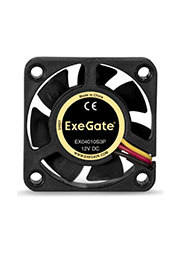 EX04010S3P,  ExeGate 40x40x10 ,  , 3pin, 5500RPM, 22dBA