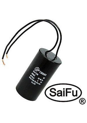 CBB60 20uF 450V WIRE (SAIFU), �������� ����������� SAIFU CBB60, 20 ���, 450 �, � ��������