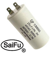 CBB60 25uF 450V (SAIFU), �������� ����������� SAIFU CBB60, 25 ���, 450 �