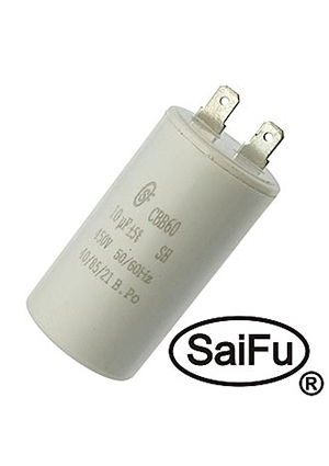 CBB60 10uF 450V (SAIFU),   SAIFU CBB60, 10 , 450 