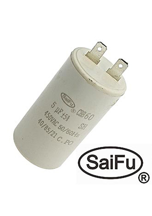 CBB60 5uF 450V (SAIFU),   SAIFU CBB60, 5 , 450 , 2 