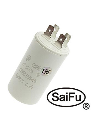 CBB60 12uF 450V (SAIFU),   SAIFU CBB60, 12 , 450 