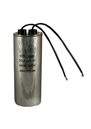 CBB65 50uF 450V WIRE (SAIFU),   SAIFU CBB65, 50 , 450 ,  
