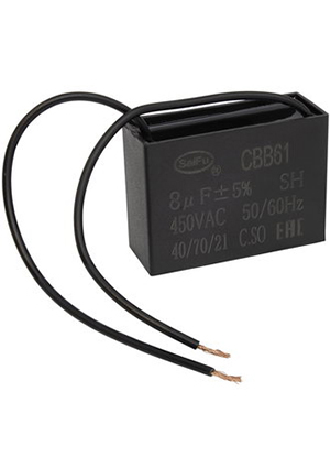 CBB61 8uF 450V (SAIFU),   SAIFU CBB61, 8 , 450 