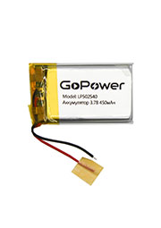 Li-Pol GoPower LP502540 PK1 3.7V 450mAh / (1/250)