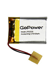  Li-Pol GoPower LP552535 PK1 3.7V 430mAh / (1/10/250)