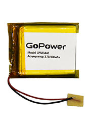  Li-Pol GoPower LP683440 PK1 3.7V 900mAh / (1/10)