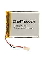  Li-Pol GoPower LP954760 PK1 3.7V 3000mAh / (1/10)
