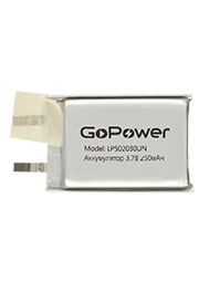  Li-Pol GoPower LP502030UN PK1 3.7V 250mAh / (1/10)