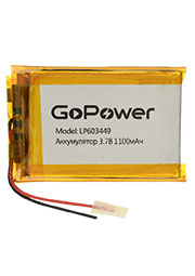  Li-Pol GoPower LP603449 PK1 3.7V 1100mAh / (1/10)