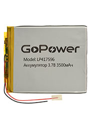  Li-Pol GoPower LP417596 PK1 3.7V 3500mAh / (1/10)