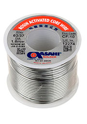  63  1.6  500  F10 RA, ASAHI, , Sn63/Pb37, d=1.6, 500., 