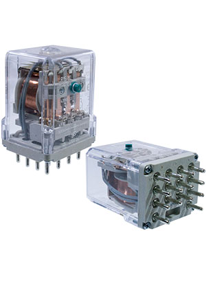R15-1014-23-1120-KL,  120VDC 4 Form C 250VAC/10 RELPOL