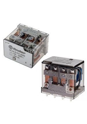 56.44.8.230.0000PAS, промежуточное реле на плату, 4CO 12A; 230В AC; Finder