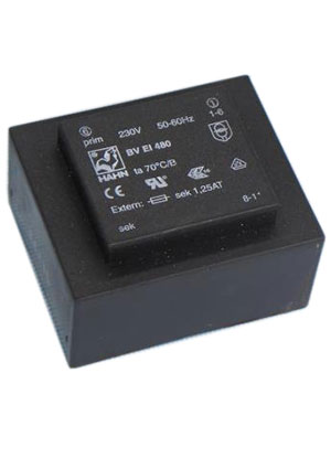 BV EI 480 1396, 7W 2x18V 2x195mA 230V HAHN