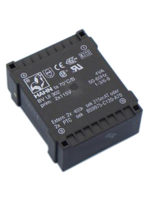 BV UI 302 0164, 4W 2x6V 2x333mA 2*115V HAHN