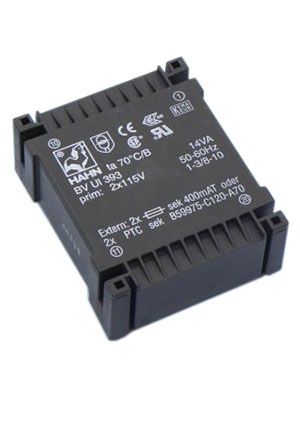 BV UI 393 0081, 14W 2x12V 2x583mA 2*115V HAHN